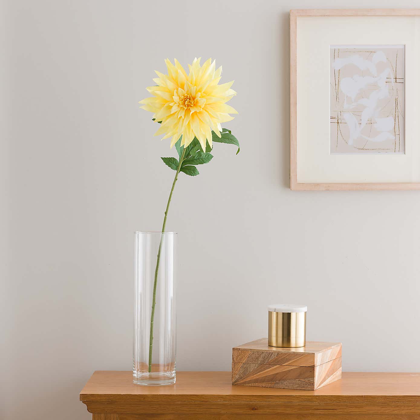 Yellow Dahlia Stem
