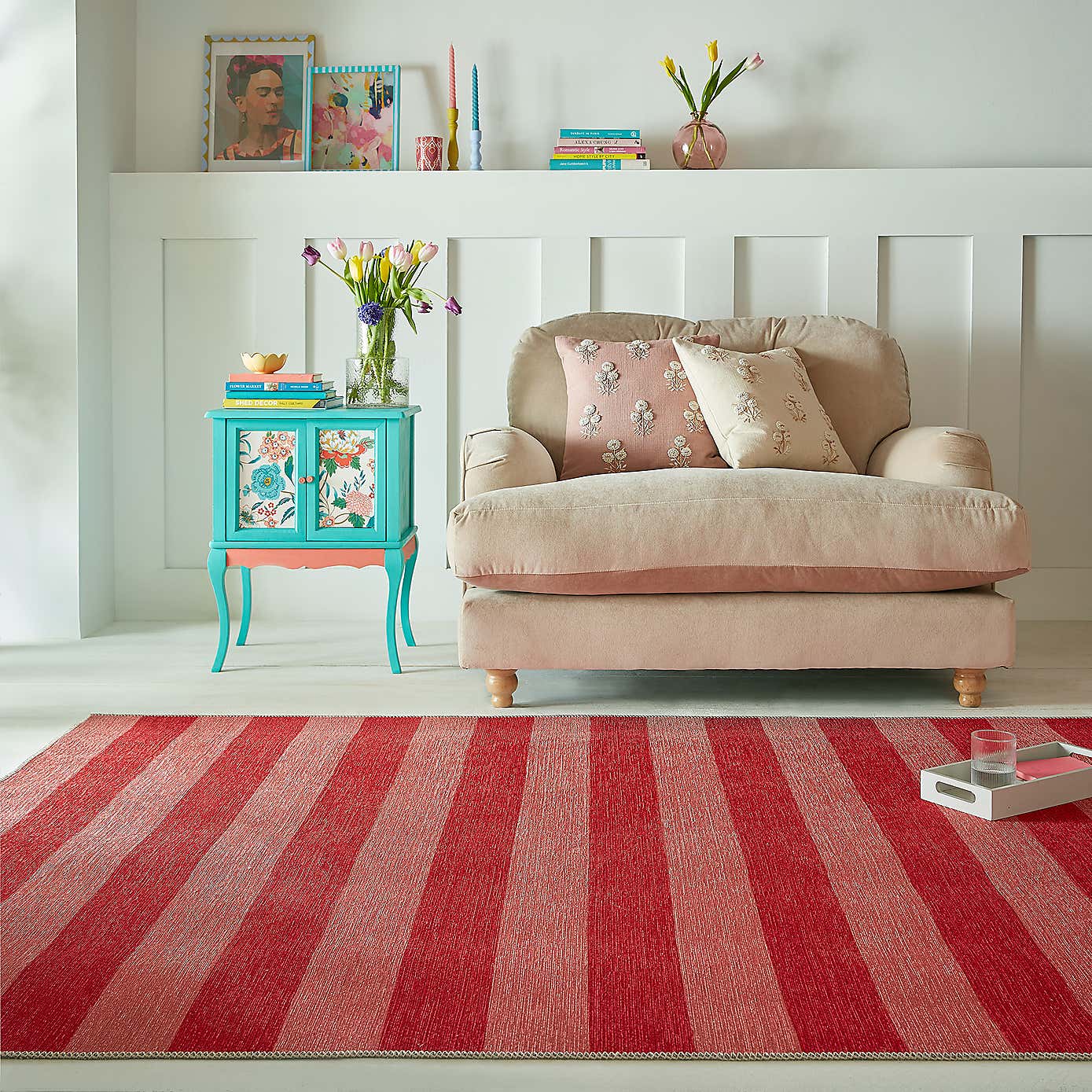 PractiRug Maggie Striped Washable Rug