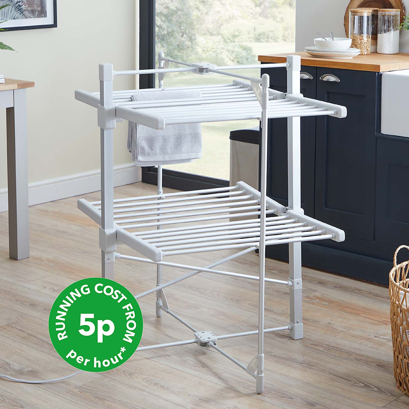 2 Tier Heated Airer