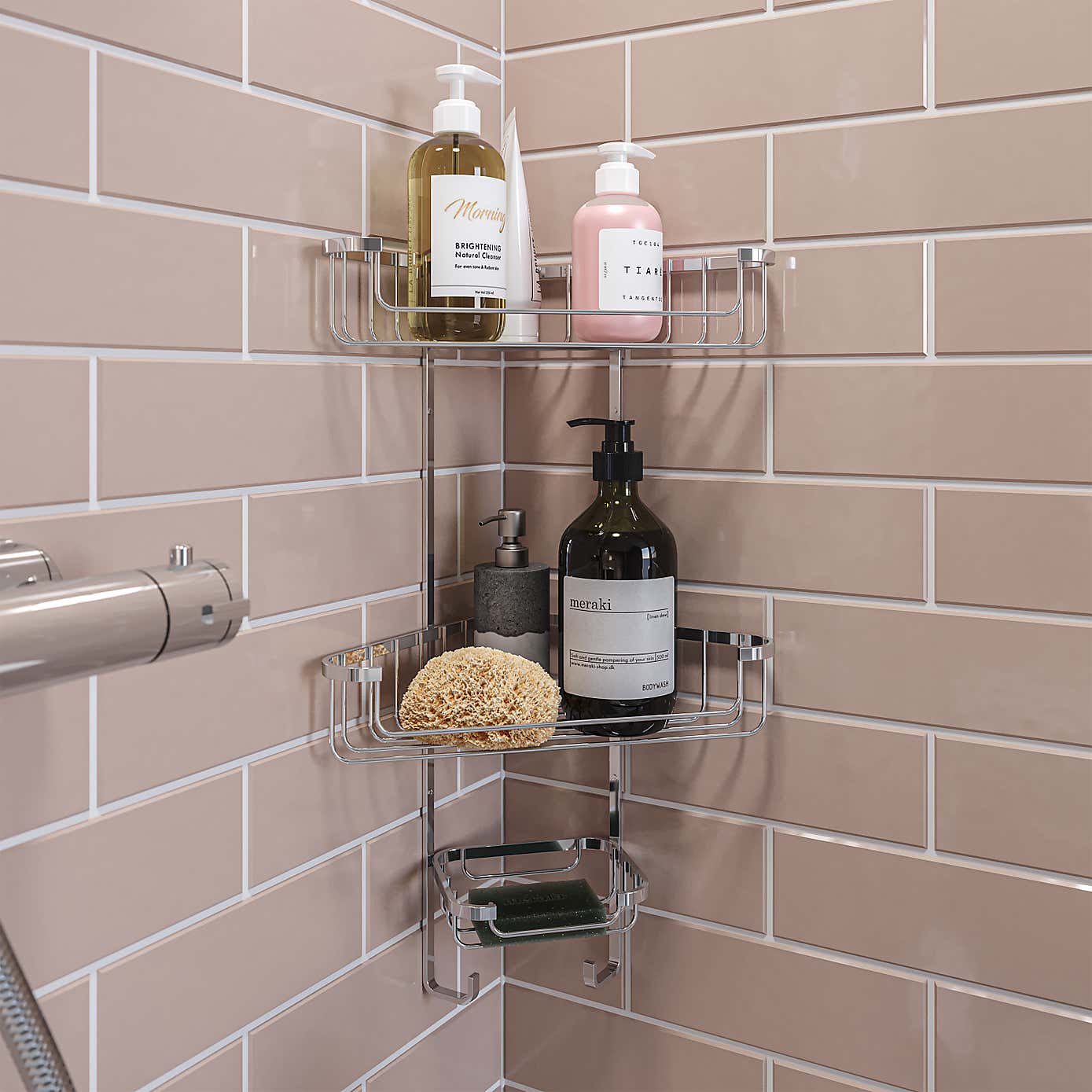 Rust-Free 3 Tier Corner Caddy