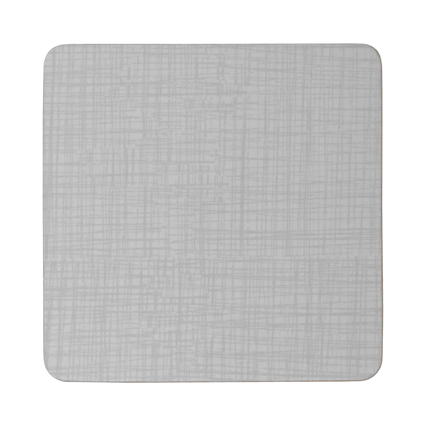 Set of 4 Semi Plain Cork Back Coasters
