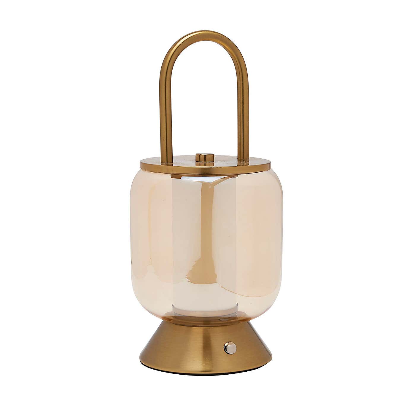 Hestia Lantern Rechargeable Colour Changing LED Touch Table Lamp