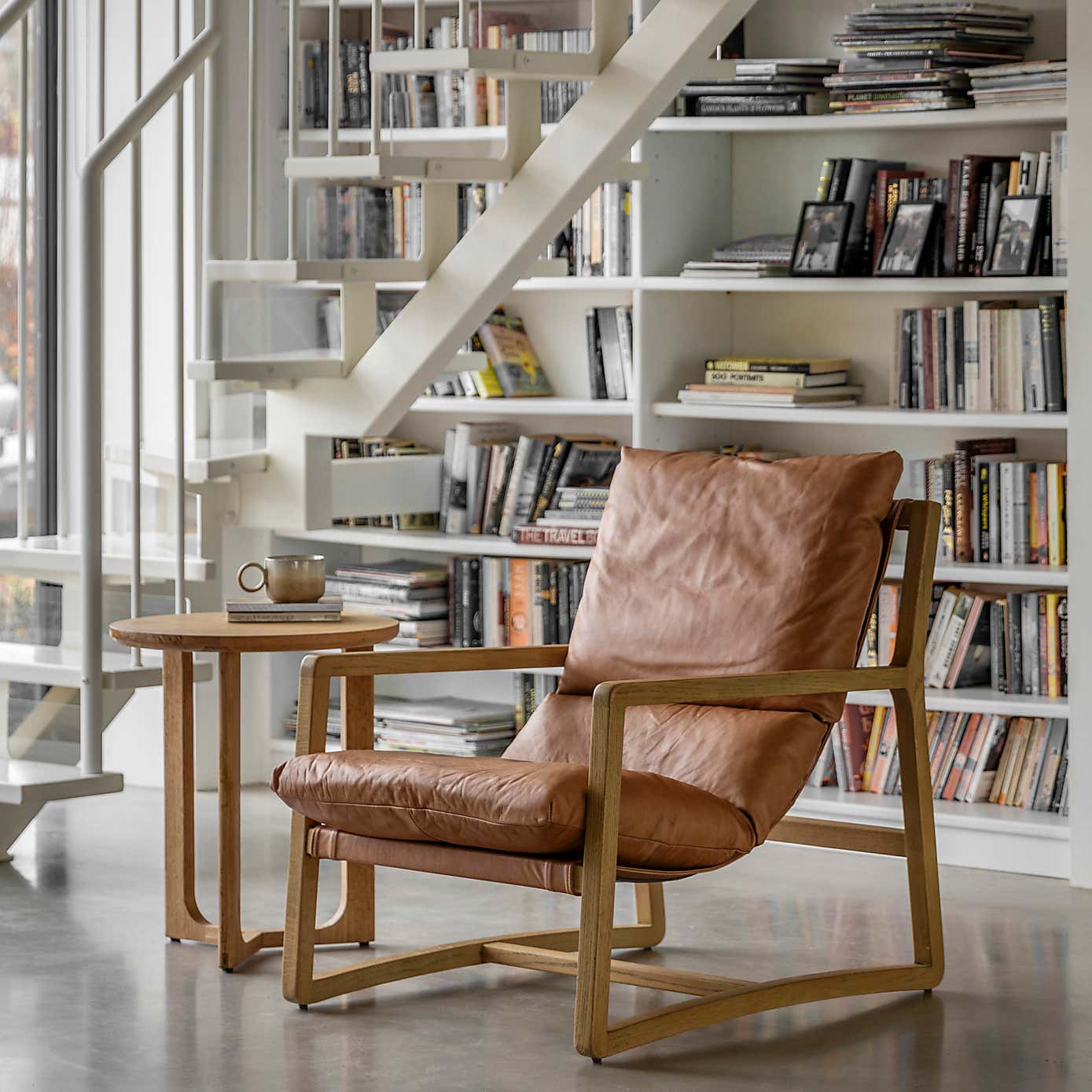 Davis Lounge Chair, Leather