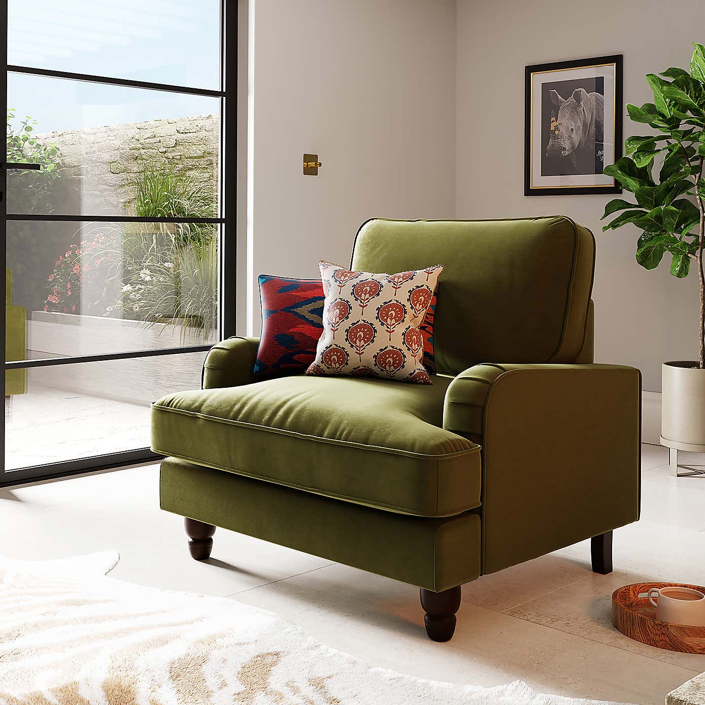 Beatrice Velvet Armchair