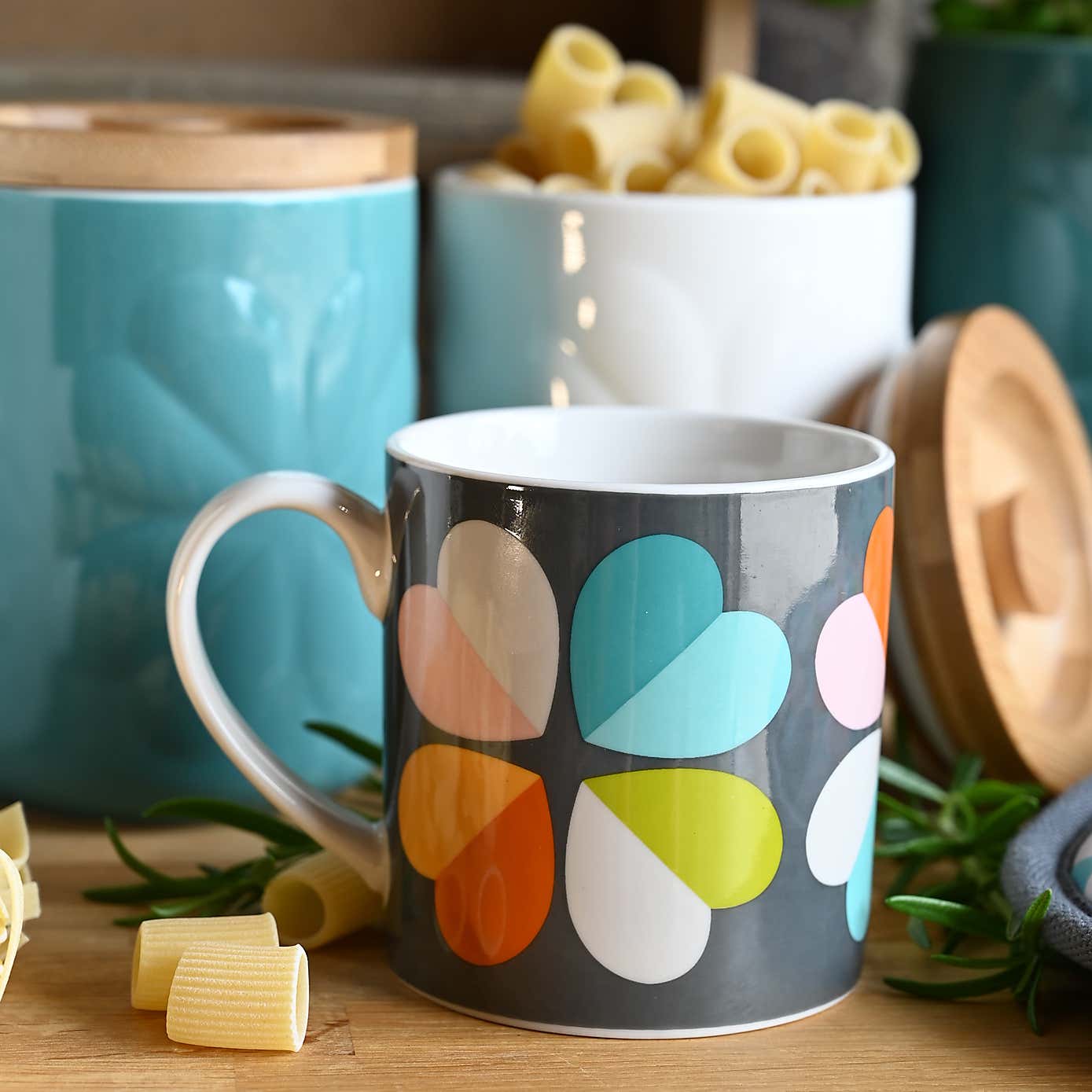 Navigate Carnaby Deocarated Gift Boxed Mug in Bloom