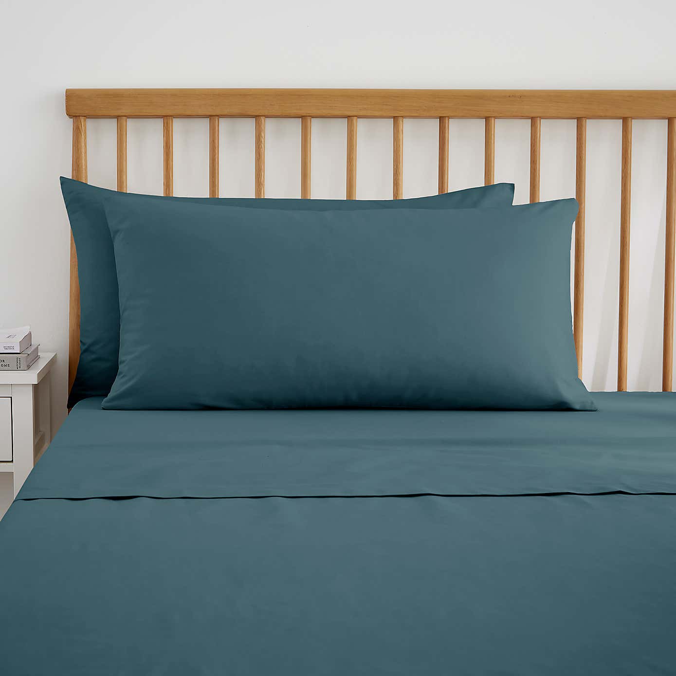Pure Cotton Large Standard Pillowcase Pair
