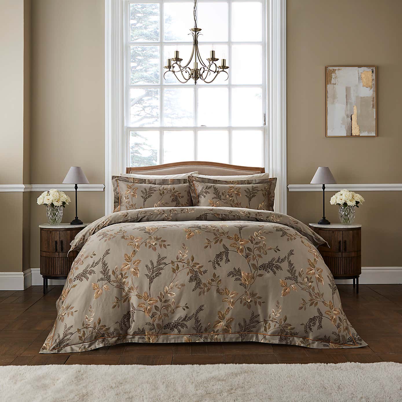 Dorma Moonlight Blossom Oxford Pillowcase Pair