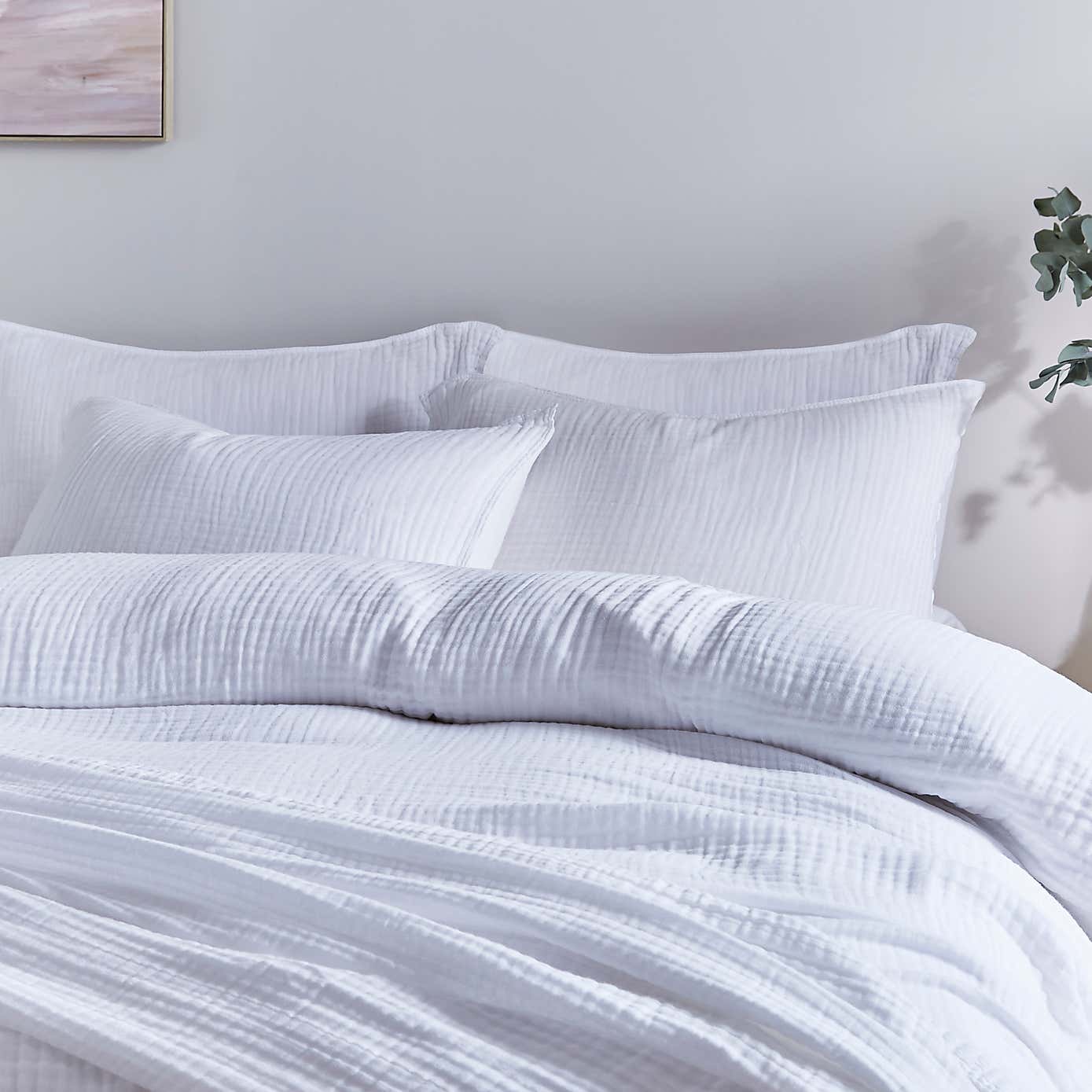 Cotton Muslin Duvet Cover Set