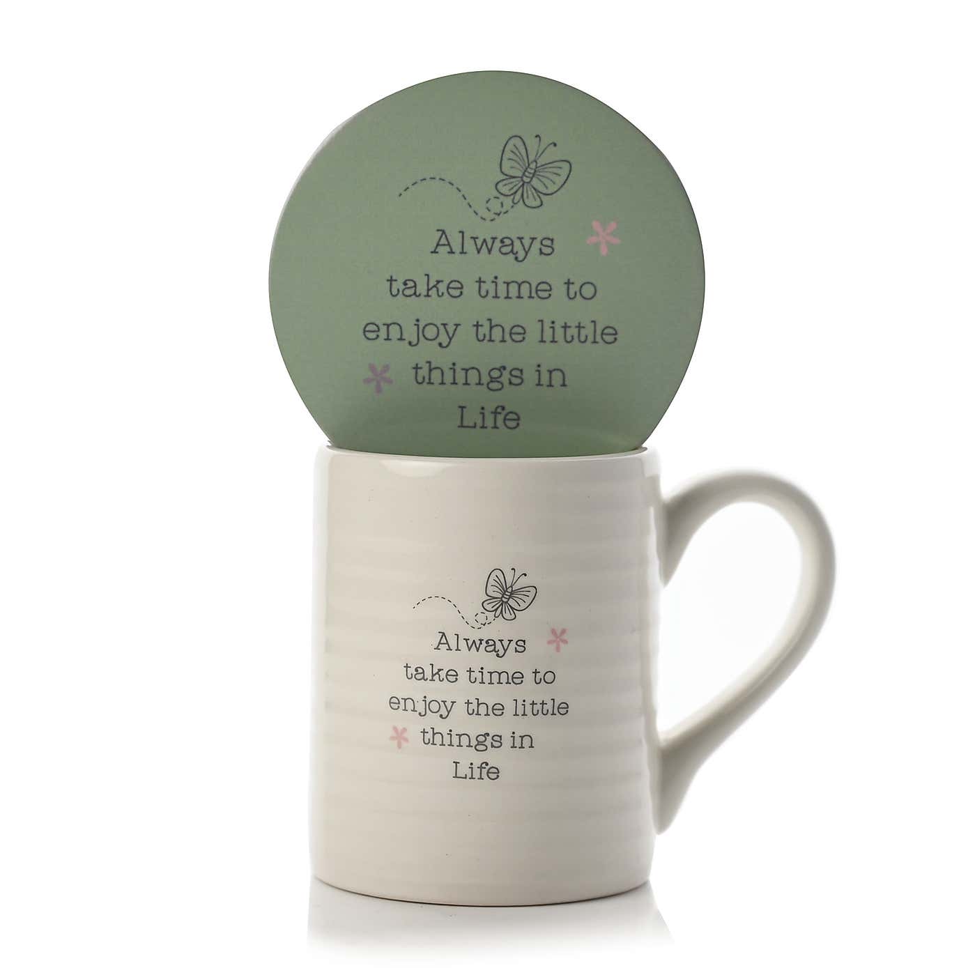 Love Life Set Little Things Mug n Coaster