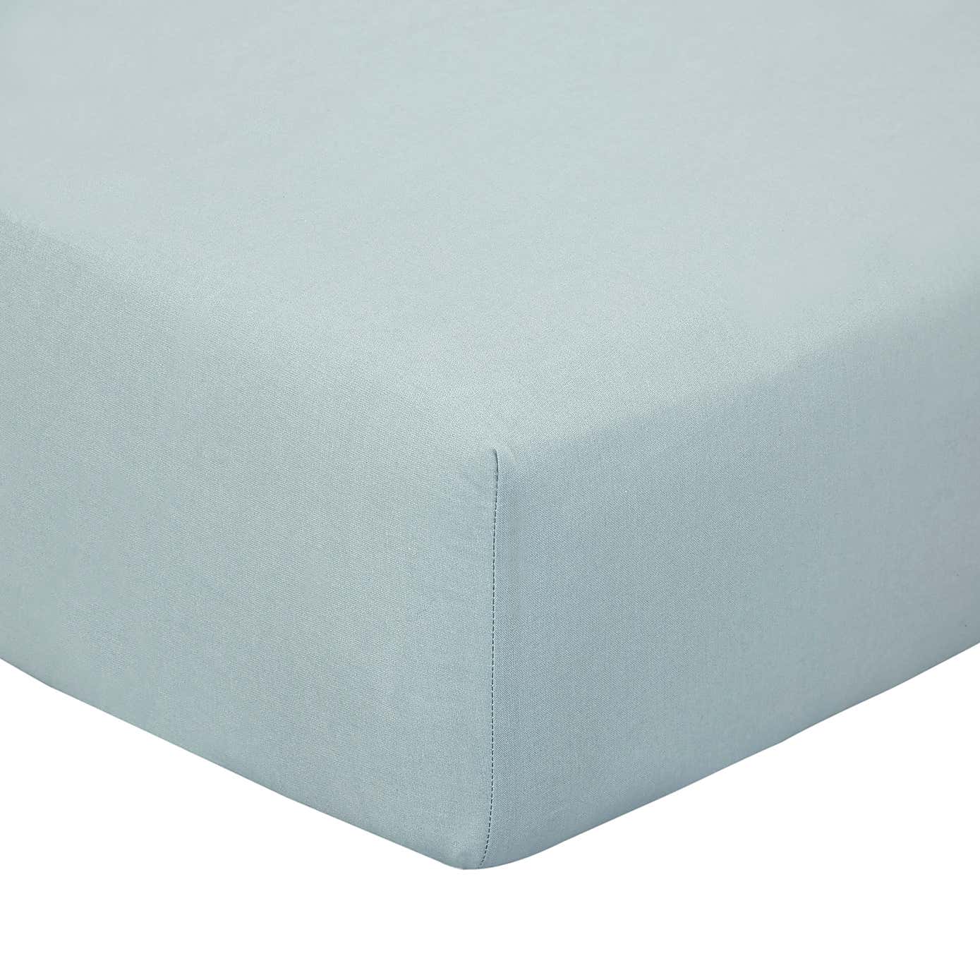 Pack of 2 100% Organic Cotton Fitted Sheets