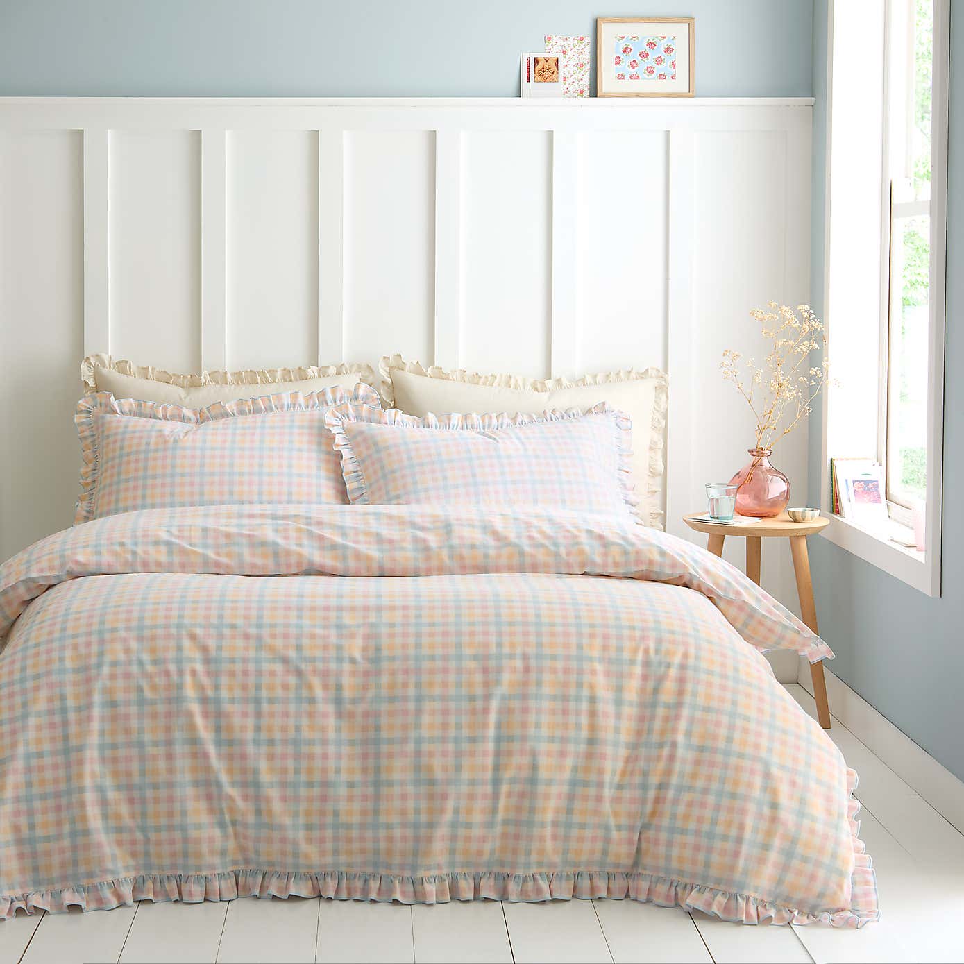 Mila Gingham Standard Pillowcase Pair