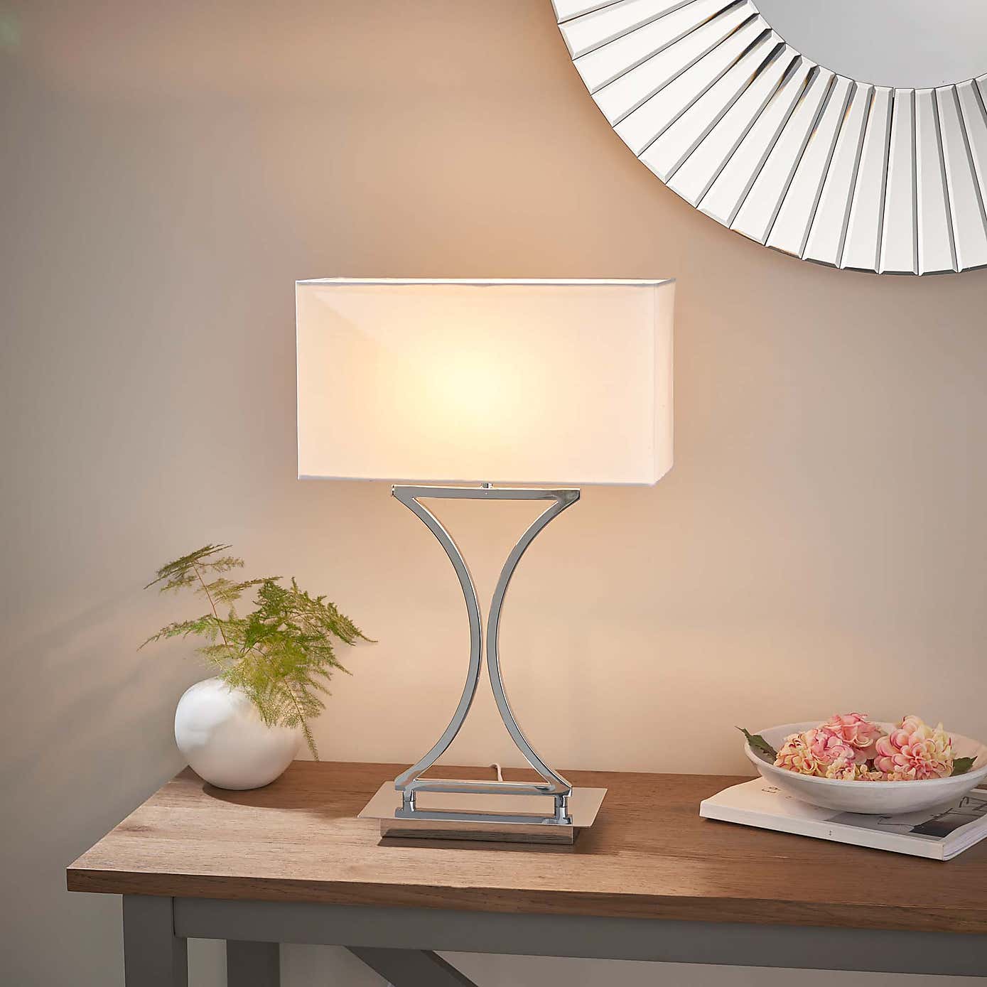 Vogue Epalle Table Lamp Chrome