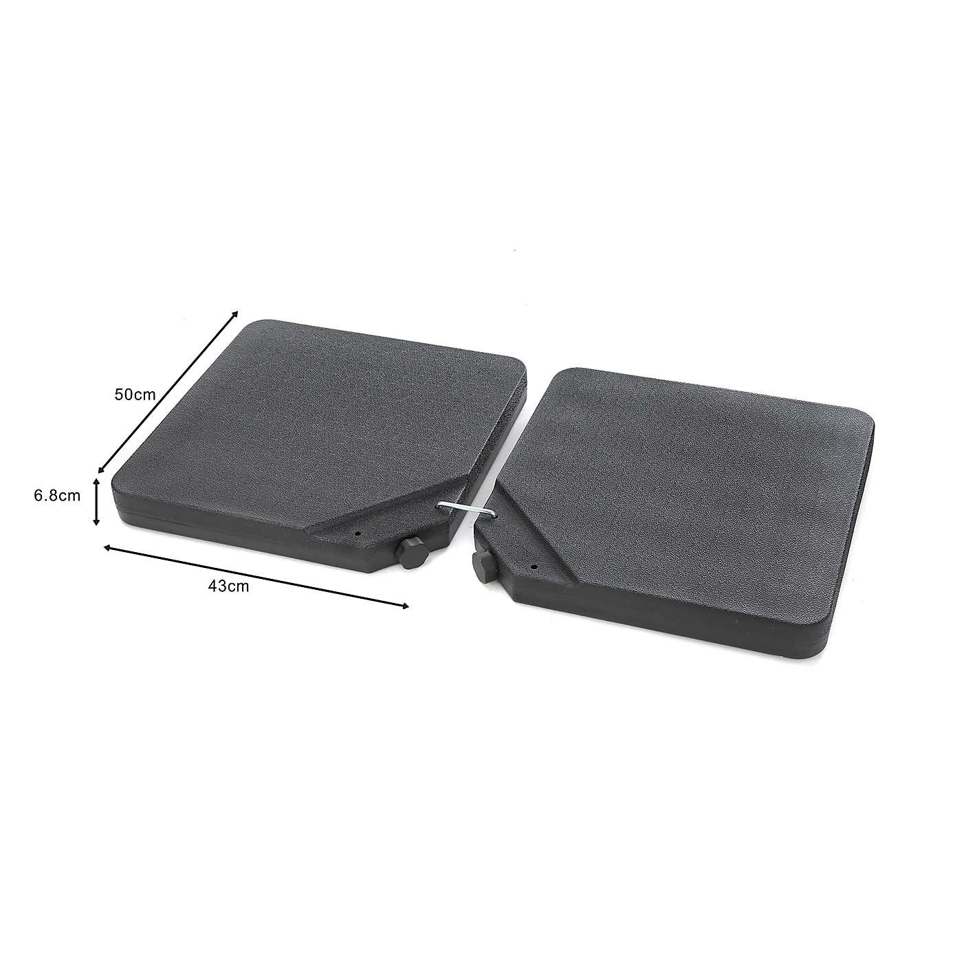 Set of 2 Leanover Parasol Water Weights