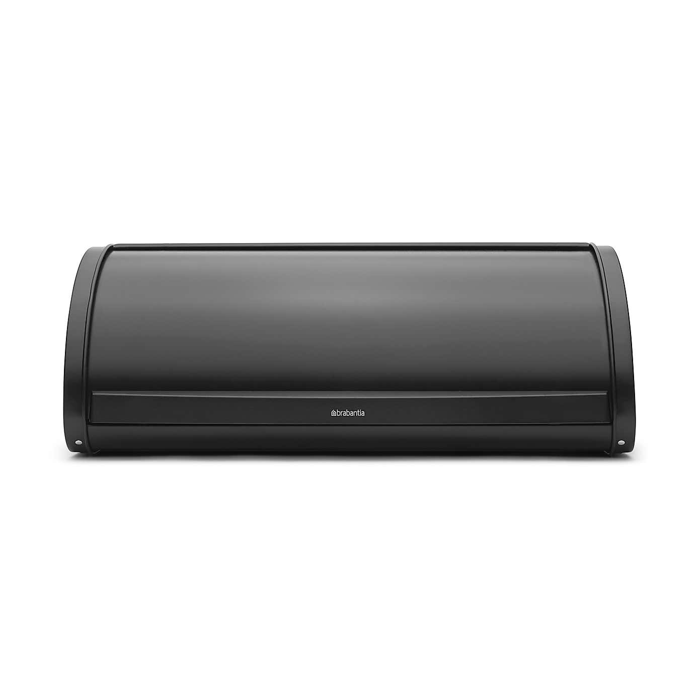 Brabantia Matt Black Roll Top Bread Bin