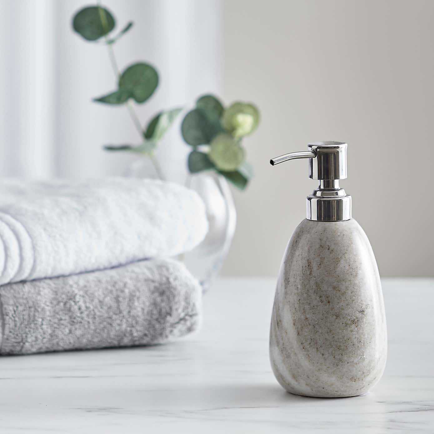 Dorma Purity Marble Natural Lotion Dispenser