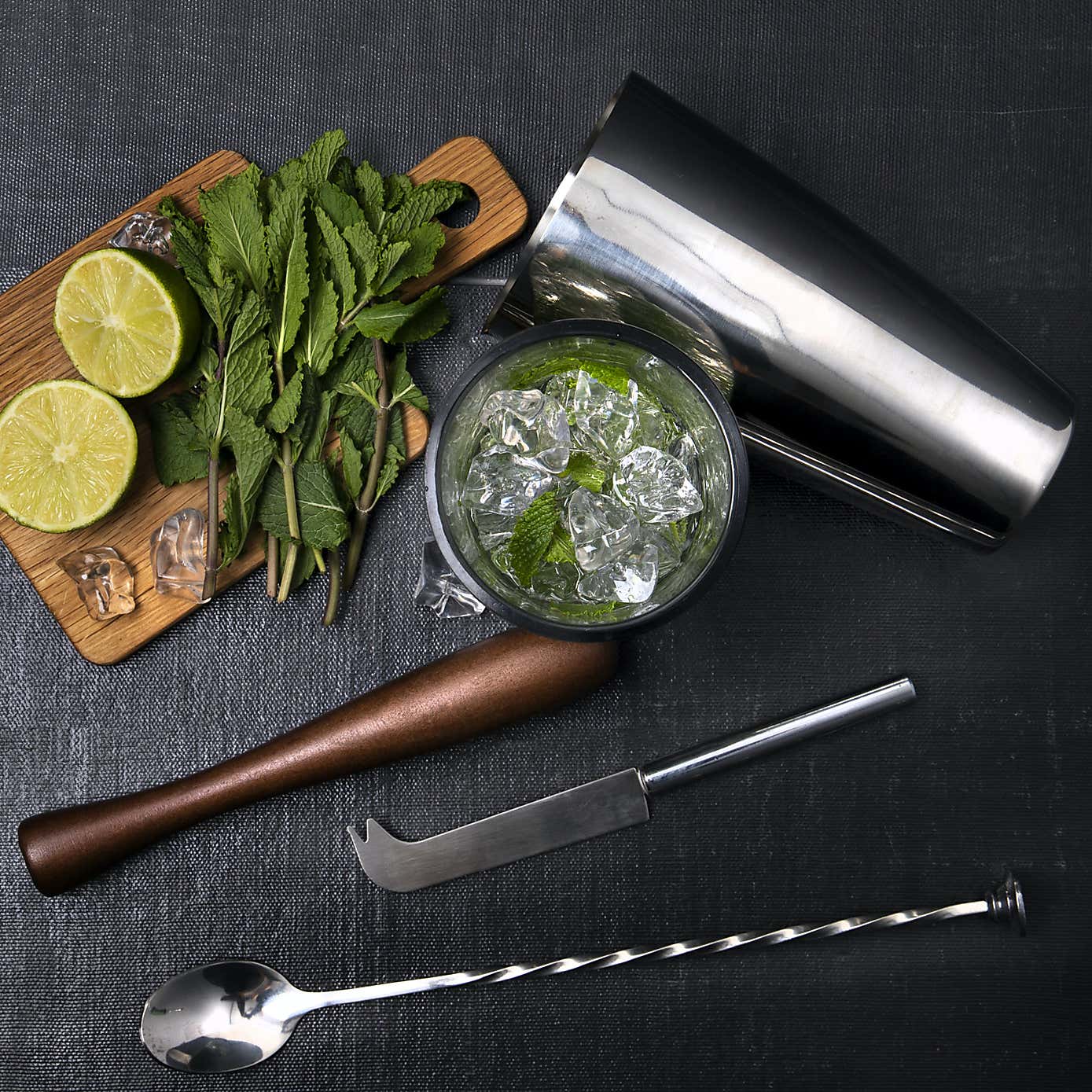 BarCraft 4 Piece Mojito Cocktail Set