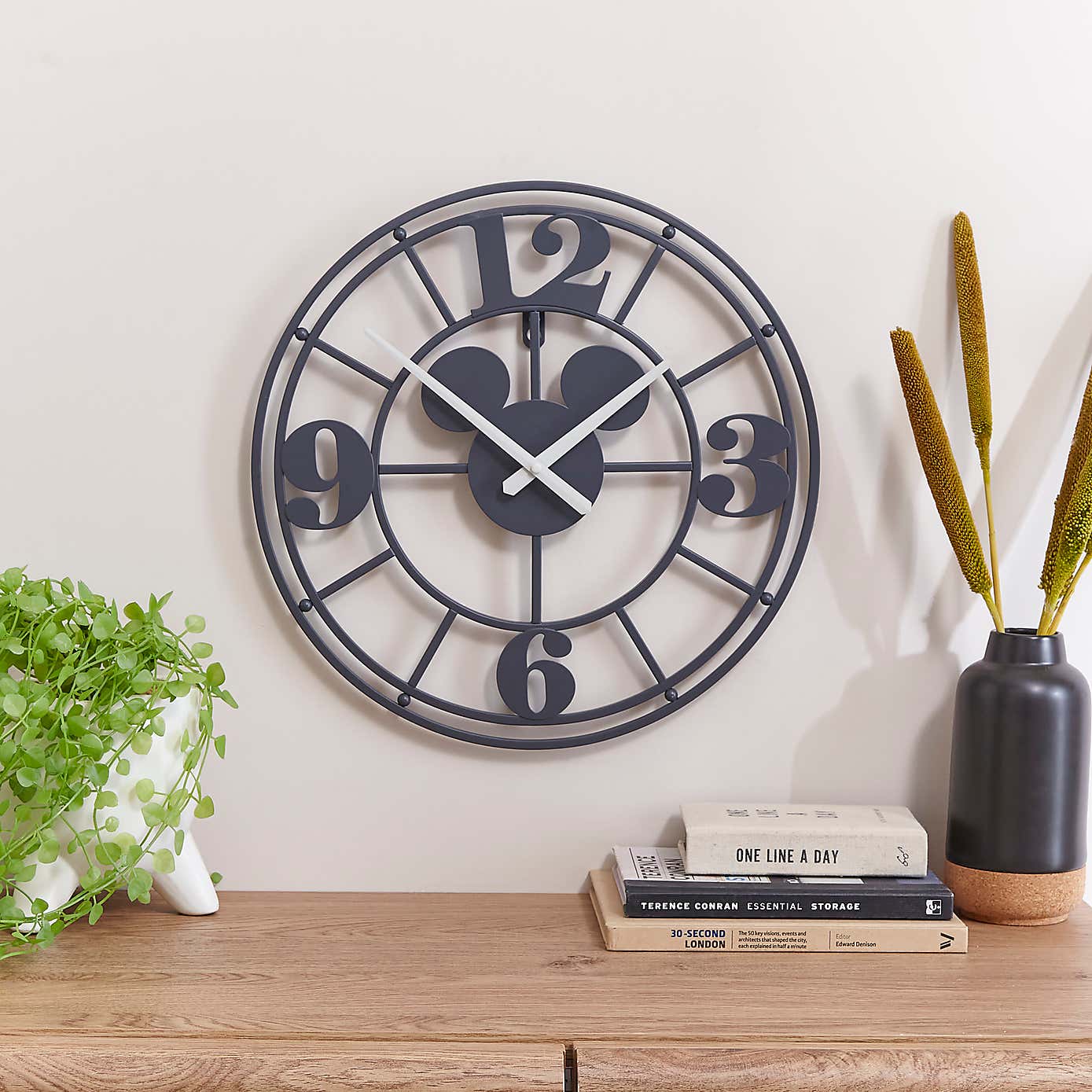 Mickey Mouse Skeleton Clock 70cm