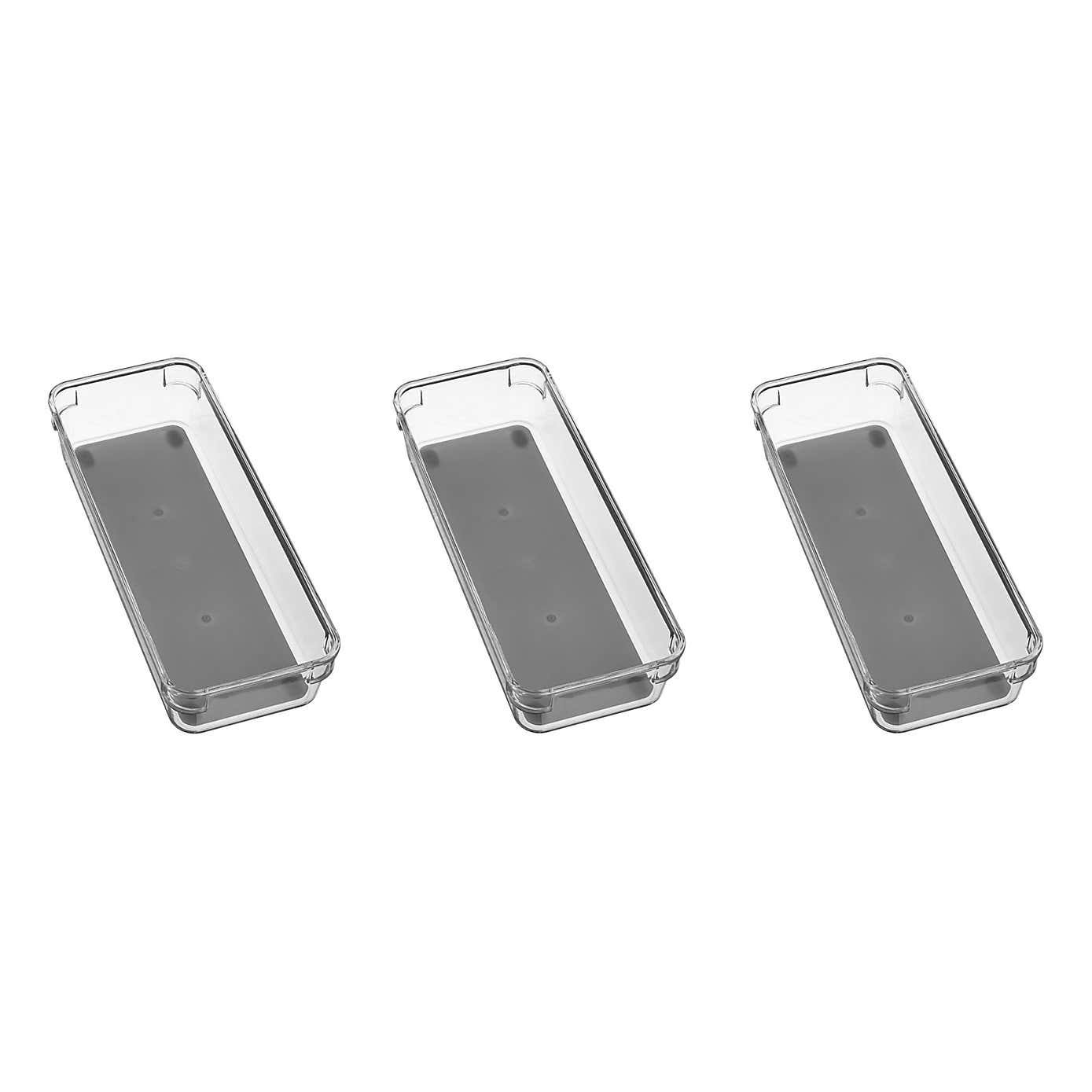 Set of 3 Oblong Drawer Organisers