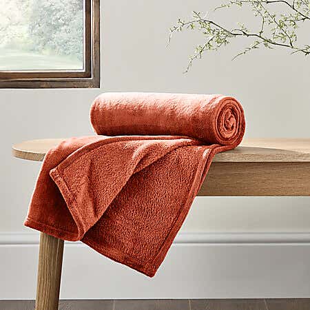 Soft Fleece Recycled Throw, 130x170cm