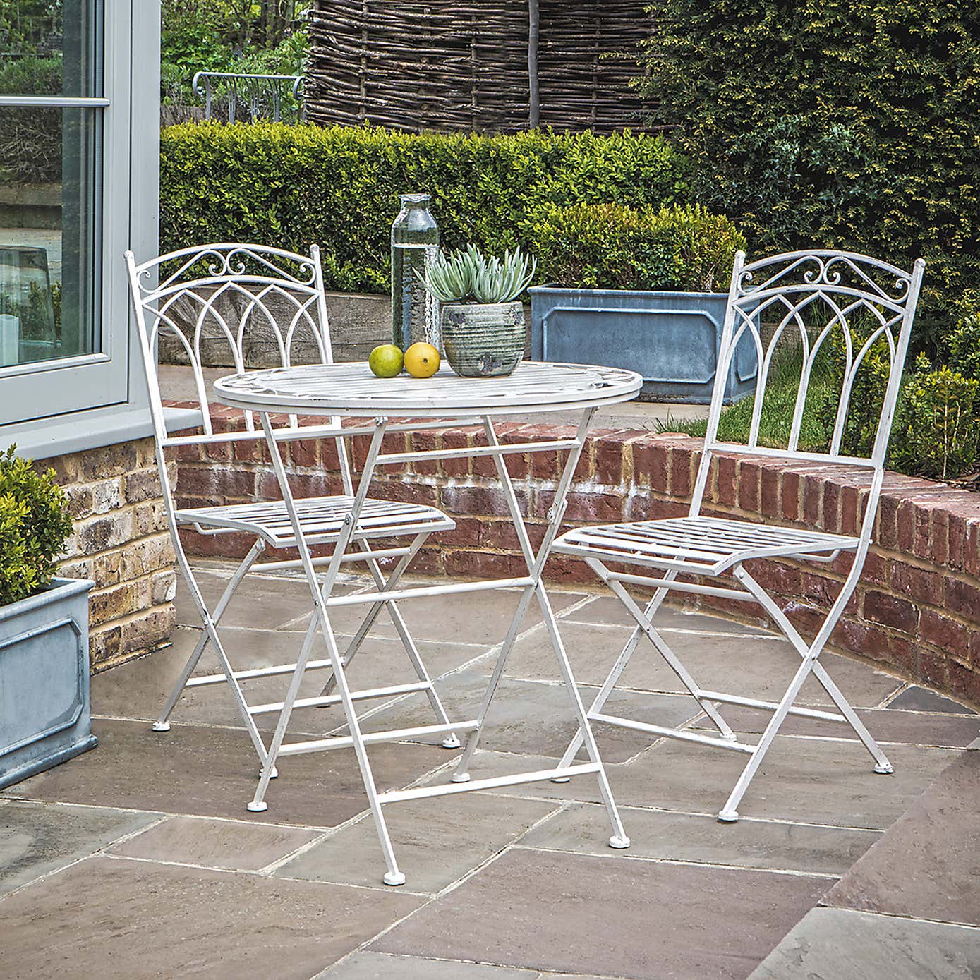 Sens Outdoor Grey Bistro Set