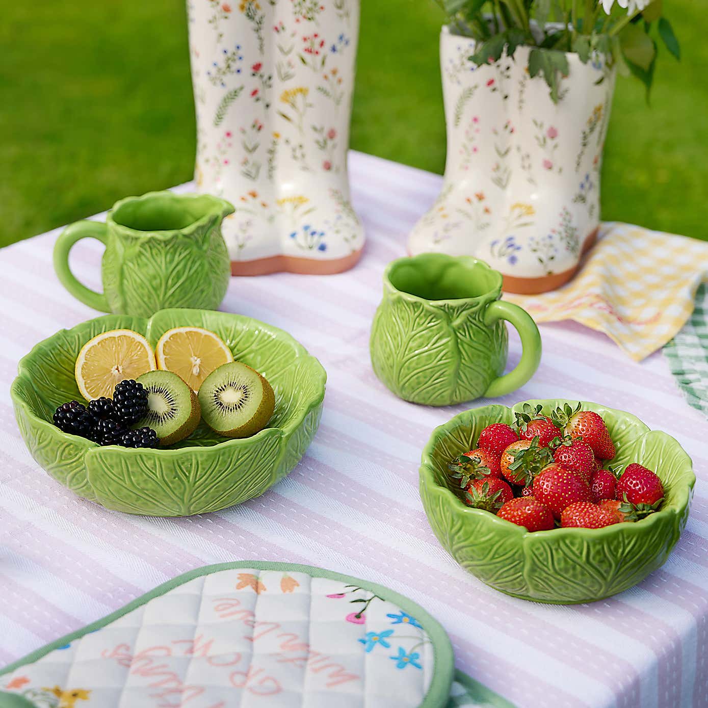 The Cottage Garden Cabbage Planter Milk Jug