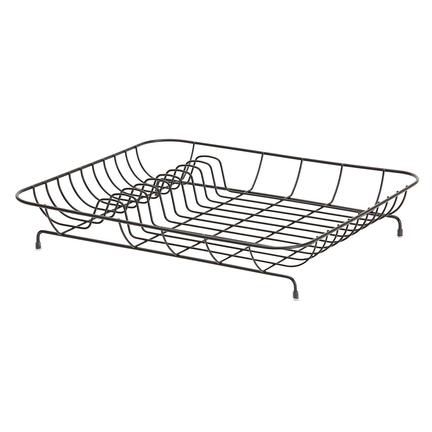 Wire Matt Black Dish Drainer