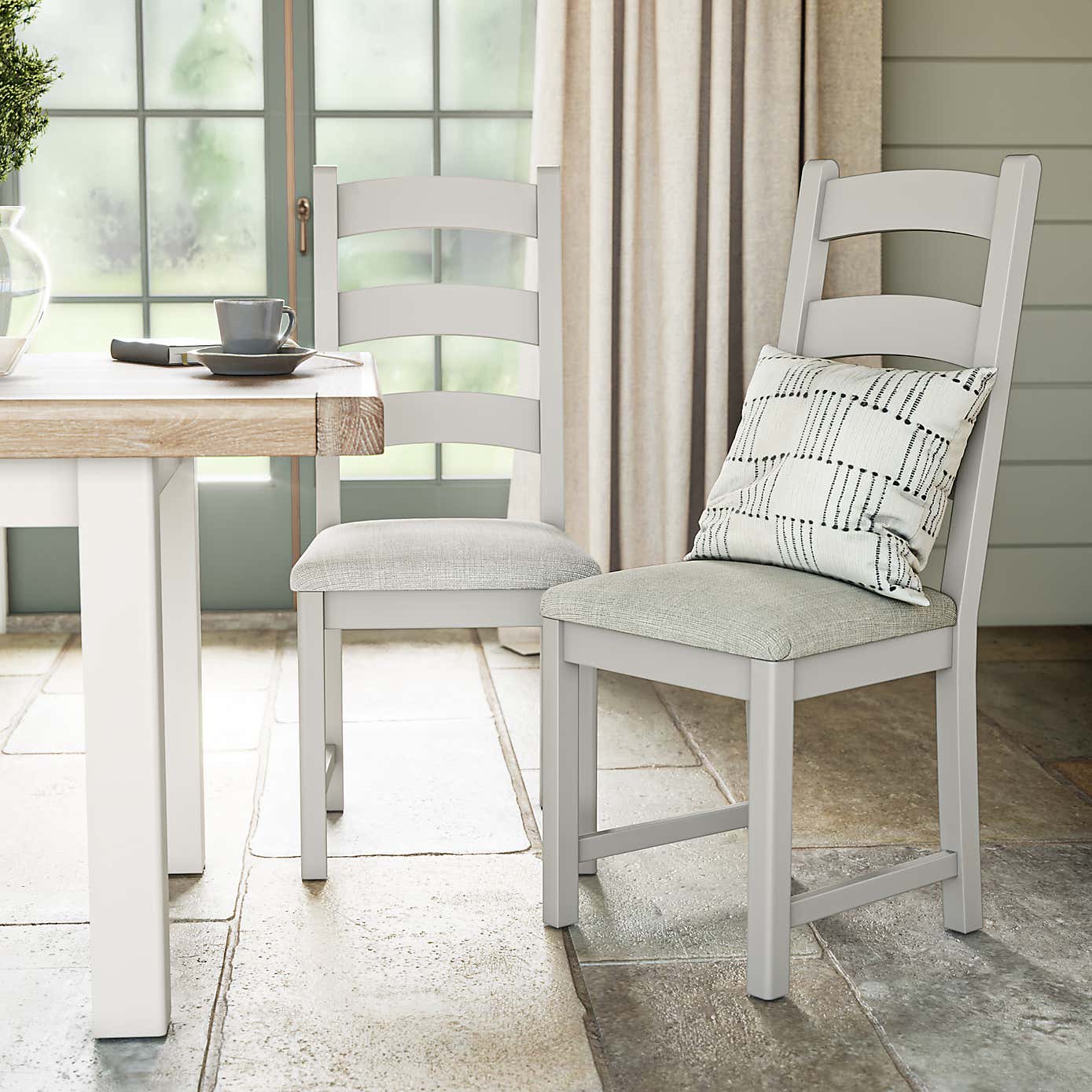 Salcombe Ladder Dining Chair, Pine
