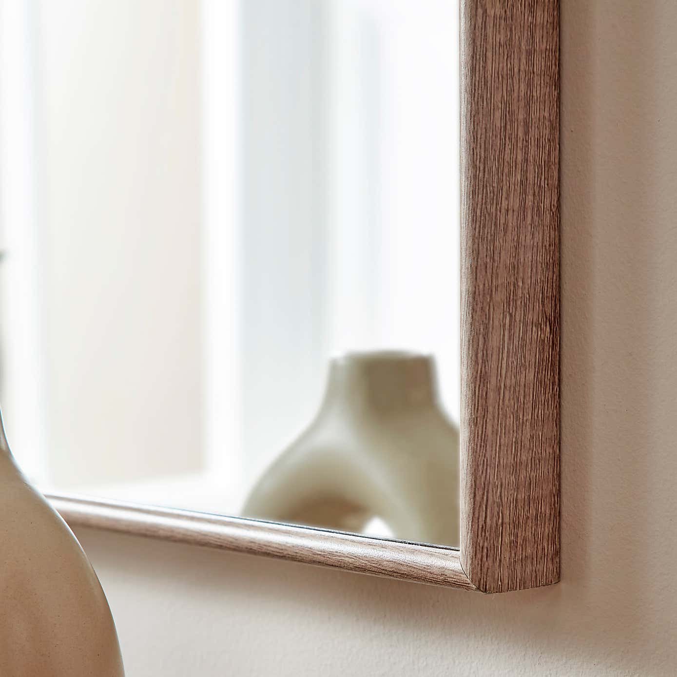 Oslo Wooden Effect Mirror