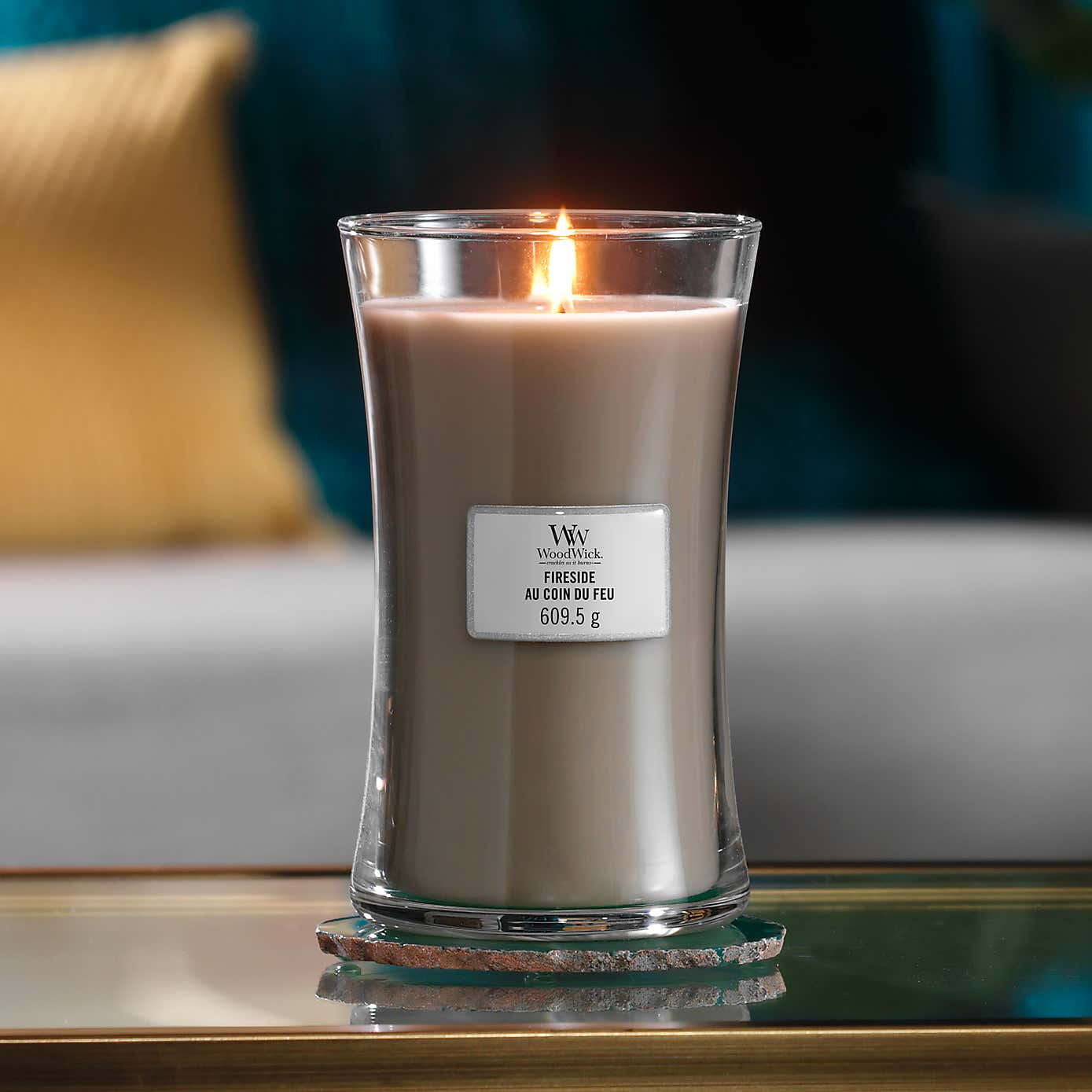 Woodwick Fireside Large Hourglass Candle