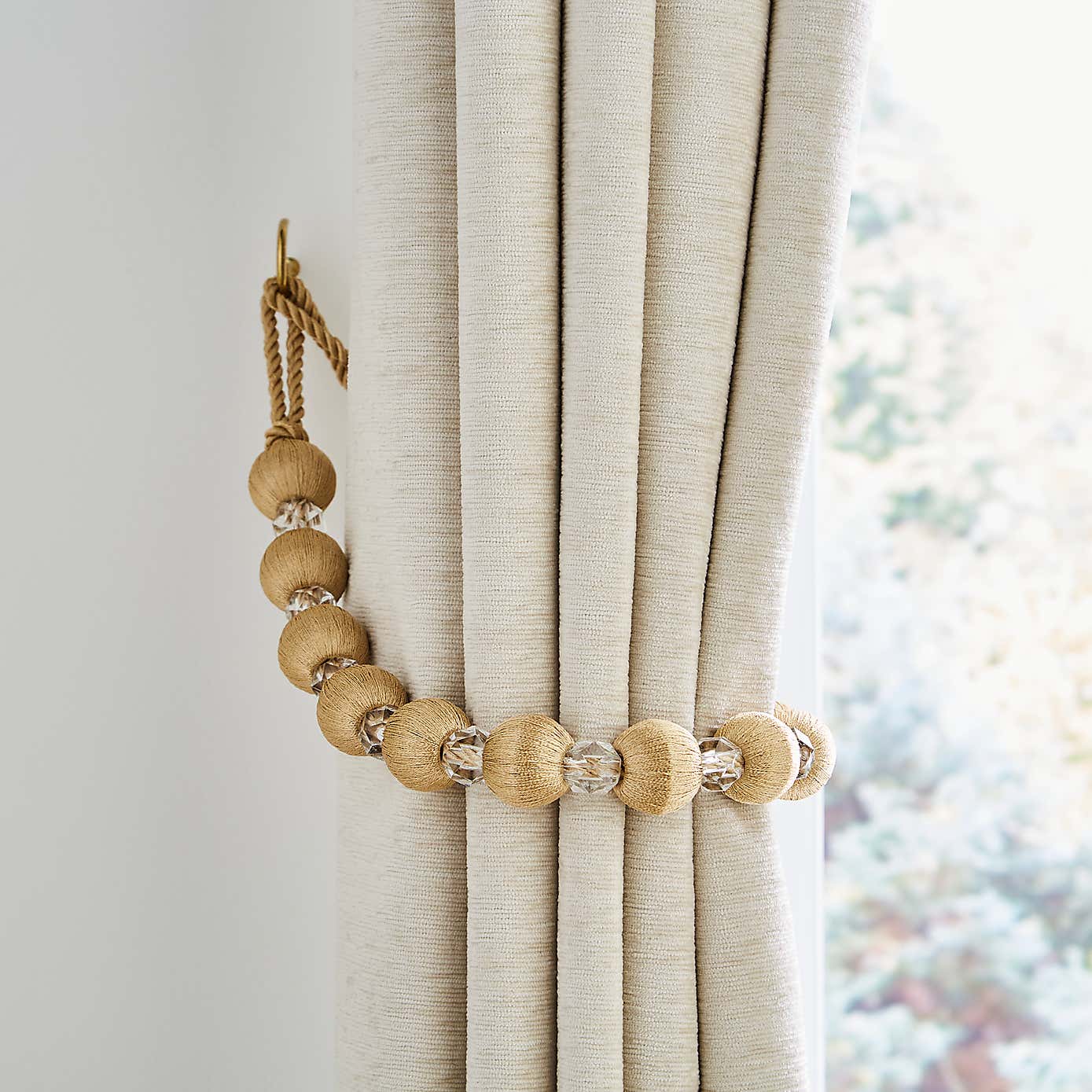Opulence Gold Tieback