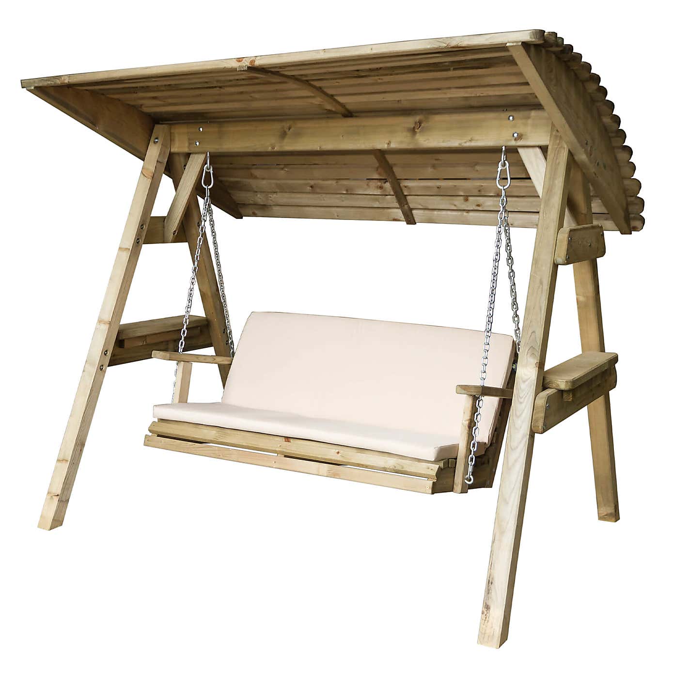 Miami 3 Seater Bench Pad with Back