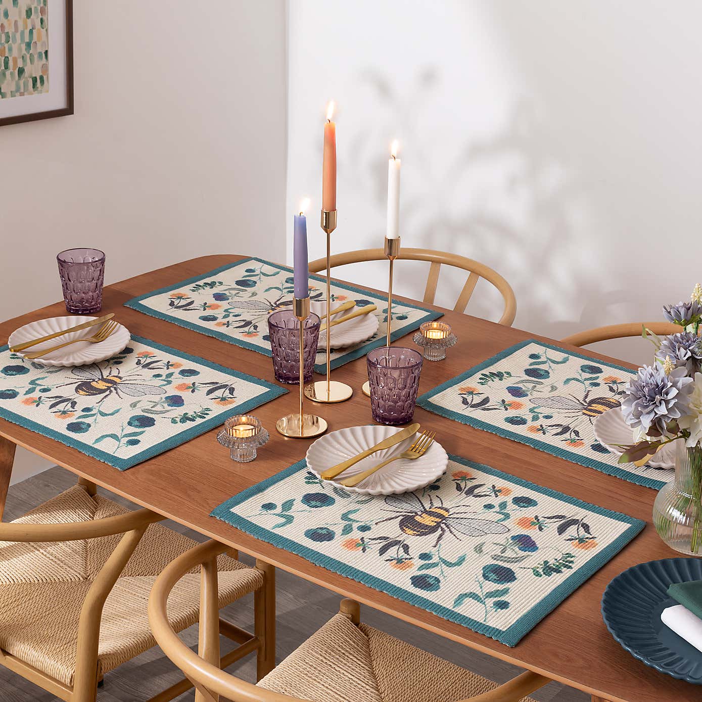 Wylder Set of 4 Wild Garden Placemats