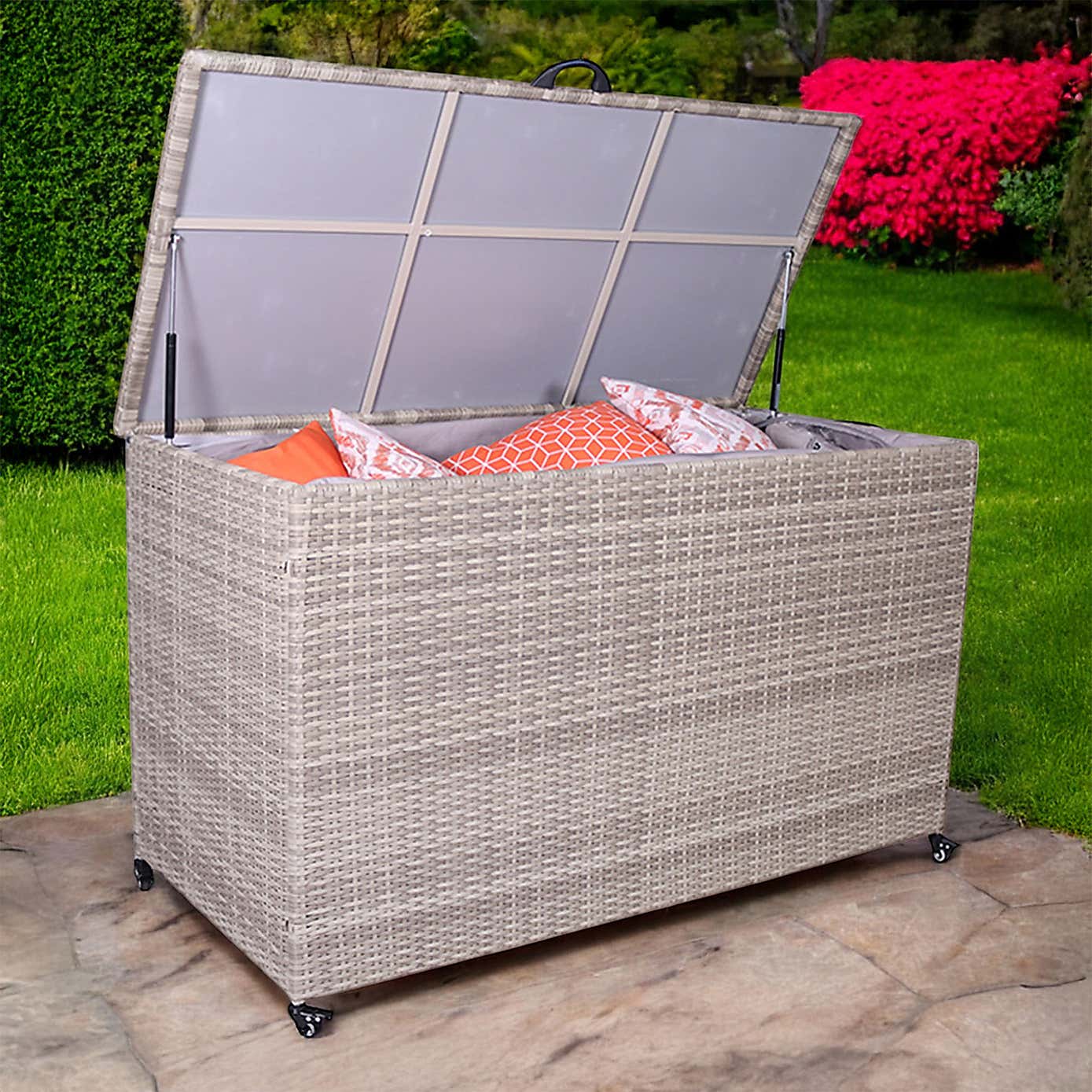 A.Mir Woven Cushion Storage Box, Large
