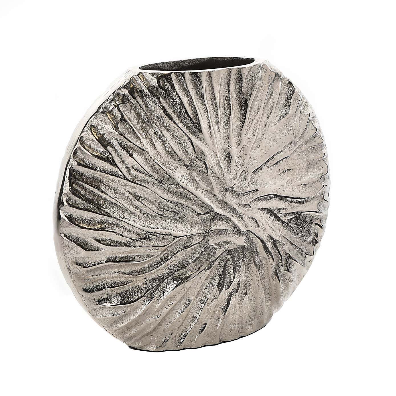 Hestia Textured Metal Vase