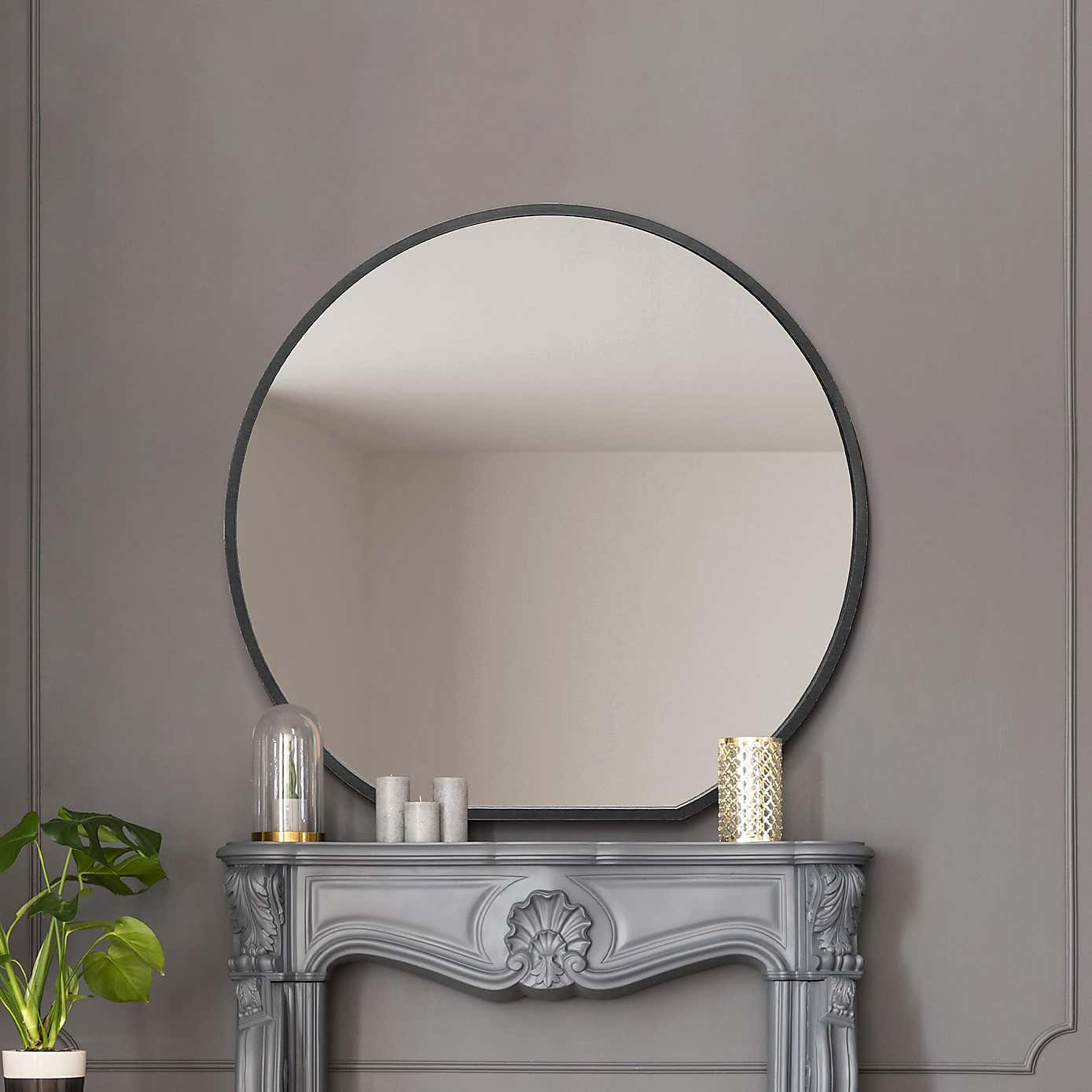 The Circulus Arched Over Mantle Mirror