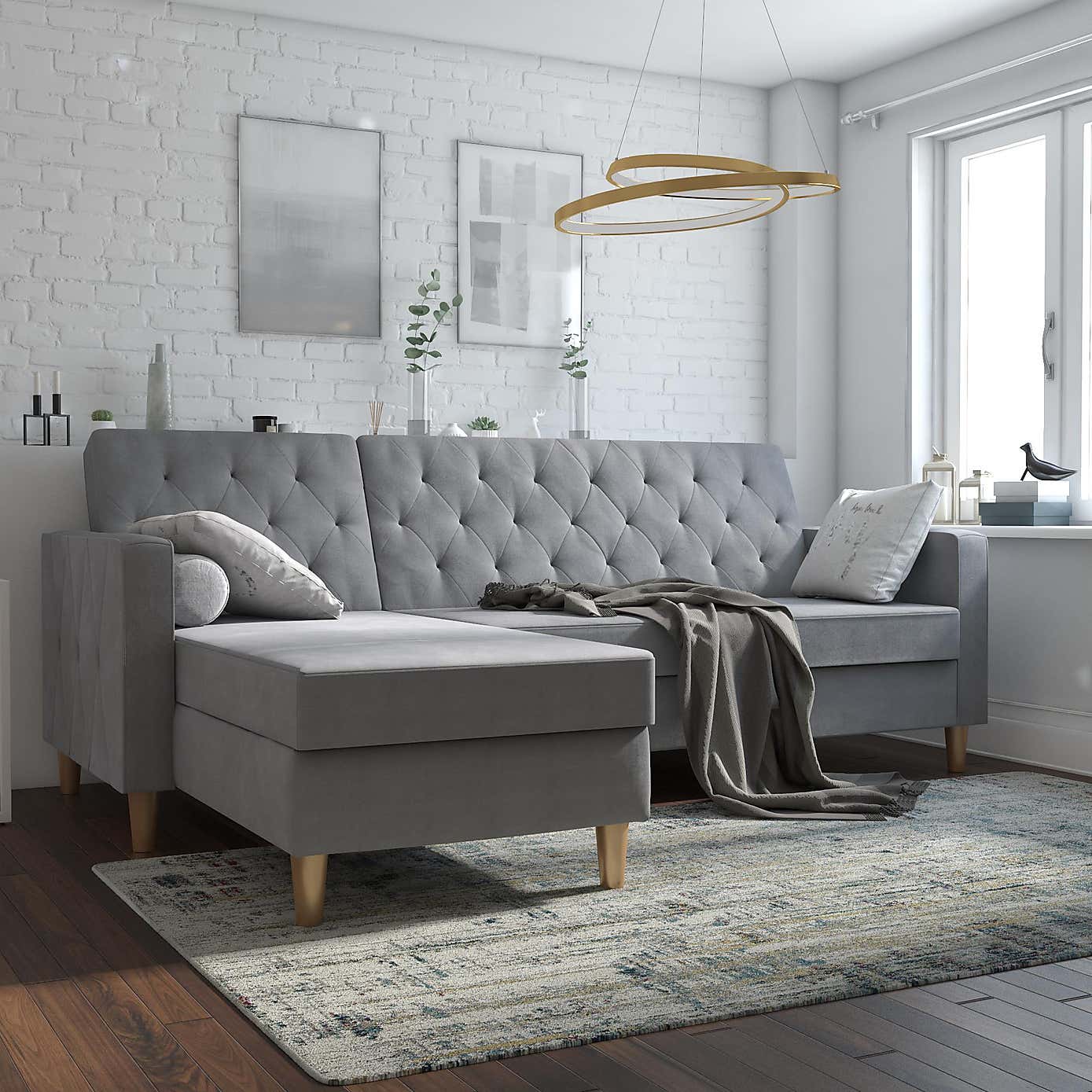 Cosmo Liberty Chenille Futon