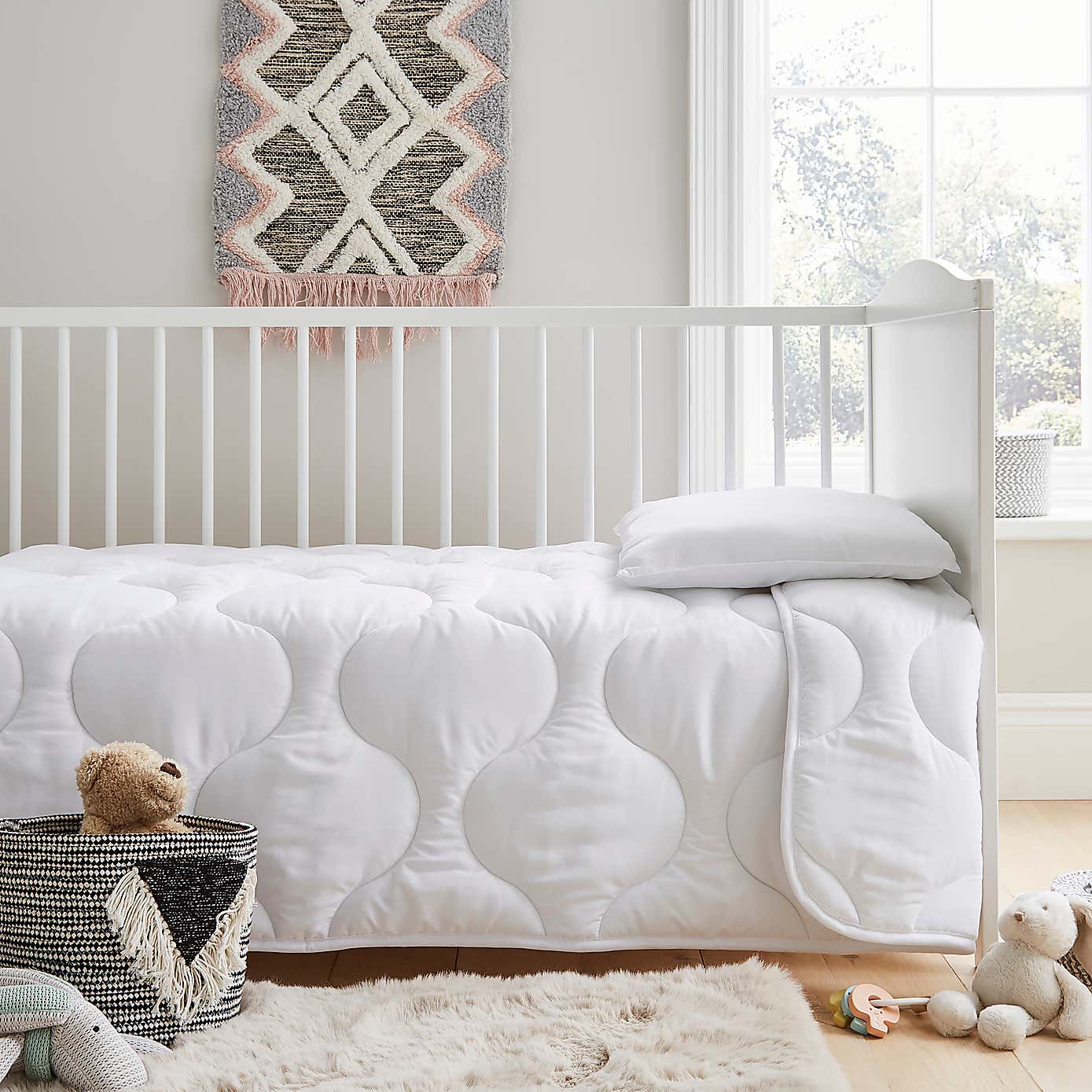 Fogarty Little Sleepers Perfectly Washable 4 Tog Cot Bed Duvet and Pillow Set