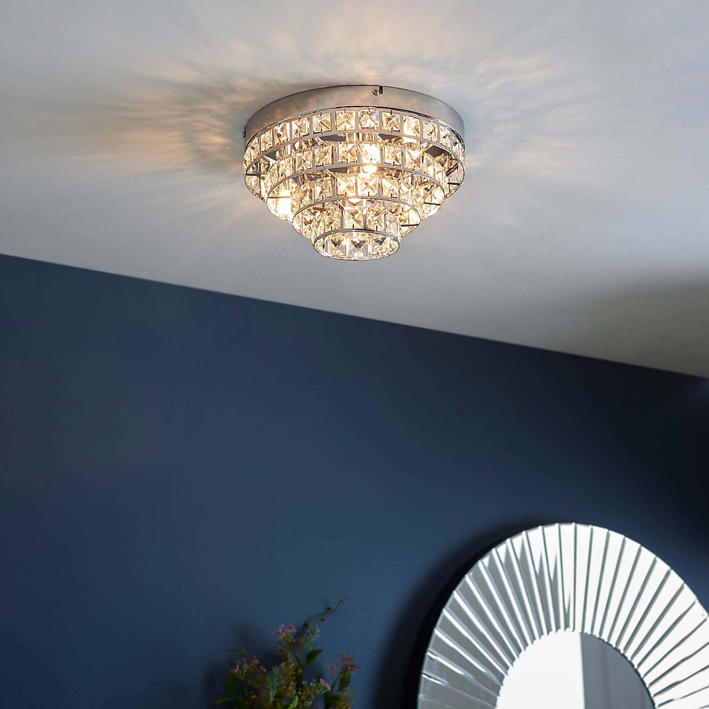 Vogue Motown 4 Light Flush Ceiling Fitting