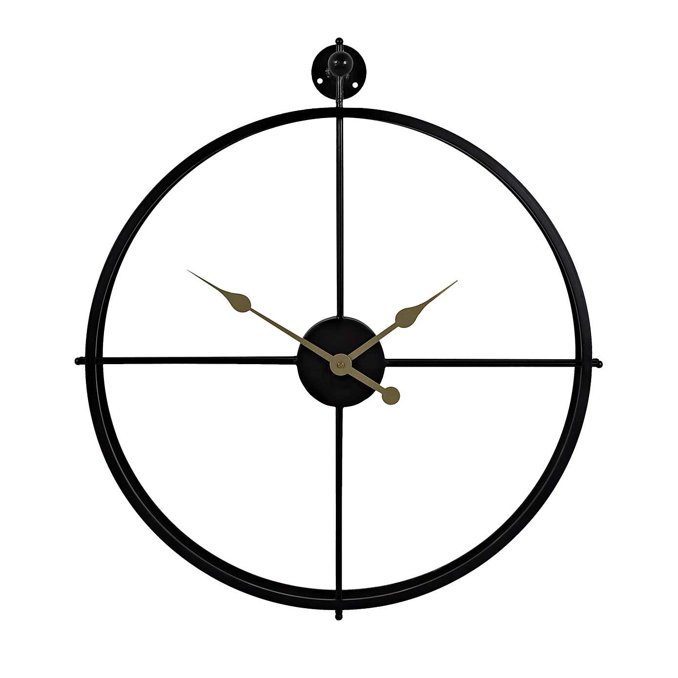 Hometime Cut Out Skeleton Wall Clock