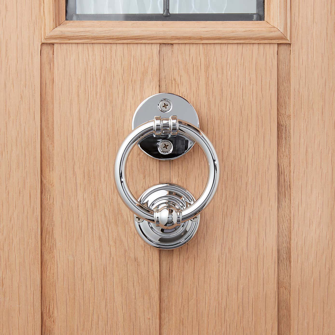Traditional Chrome Door Knocker